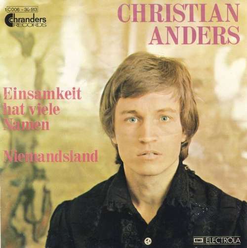 Cover Christian Anders - Einsamkeit Hat Viele Namen (7, Single) Schallplatten Ankauf