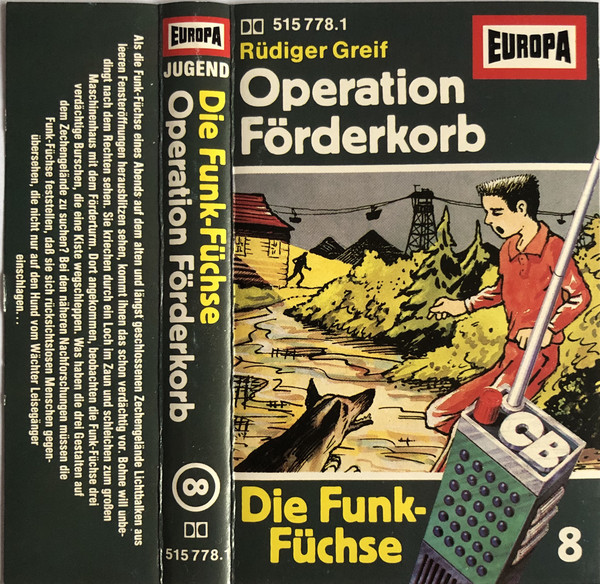 Bild Rüdiger Greif - Die Funk-Füchse  8 - Operation Förderkorb  (Cass) Schallplatten Ankauf