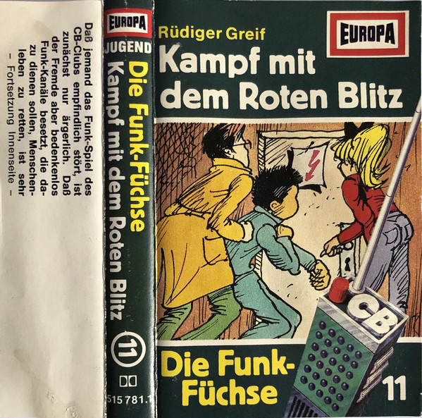 Cover Rüdiger Greif - Die Funk-Füchse 11 - Kampf Mit Dem Roten Blitz  (Cass) Schallplatten Ankauf