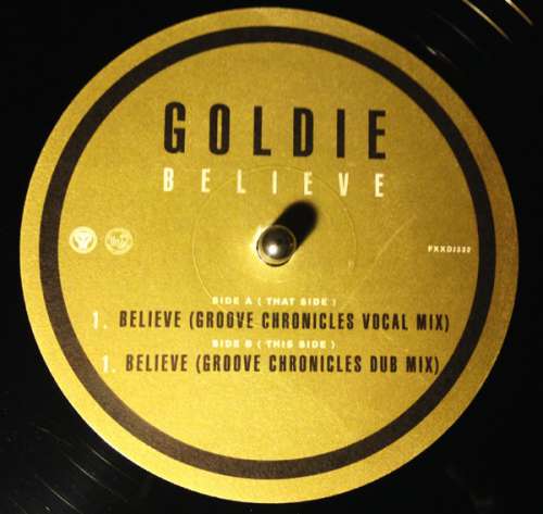 Cover Goldie - Believe (Groove Chronicles Remixes) (12, Promo) Schallplatten Ankauf