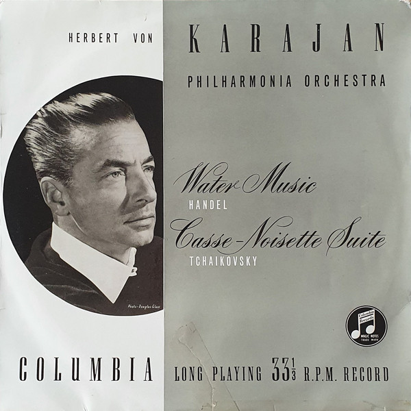 Cover Handel* / Tchaikovsky* - Herbert von Karajan - Philharmonia Orchestra - Water Music / Casse-Noisette Suite (LP, Album, Mono) Schallplatten Ankauf