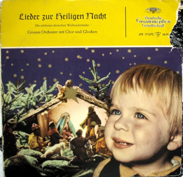 Cover Grosses Orchester Mit Chor Und Glocken - Lieder Zur Heiligen Nacht, Die Schönsten Deutschen Weihnachtslieder (10, Mono) Schallplatten Ankauf