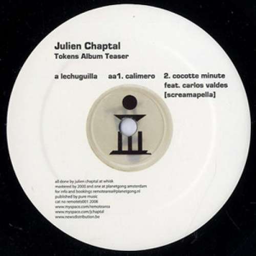 Cover Julien Chaptal - Tokens Album Teaser (12) Schallplatten Ankauf