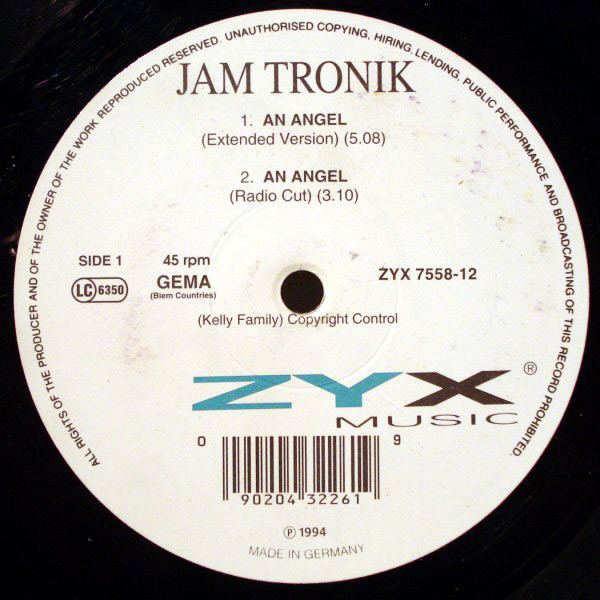Cover Jam Tronik - An Angel (12, Single) Schallplatten Ankauf