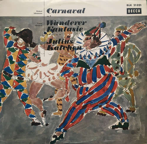 Cover Robert Schumann, Franz Schubert, Julius Katchen - Carnaval - Wanderer Fantasie (LP, Mono) Schallplatten Ankauf