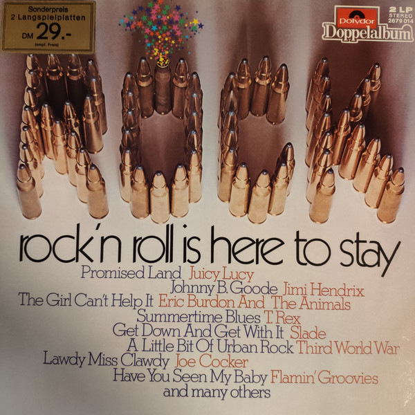 Cover Various - Rock'n Roll Is Here To Stay (2xLP, Comp) Schallplatten Ankauf