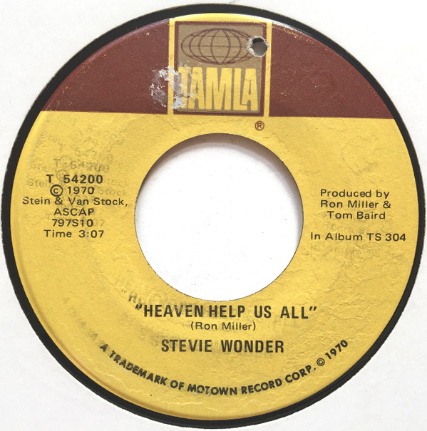 Bild Stevie Wonder - Heaven Help Us All  (7, Single, MP) Schallplatten Ankauf
