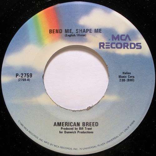 Bild American Breed* - Bend Me, Shape Me (7, RE) Schallplatten Ankauf