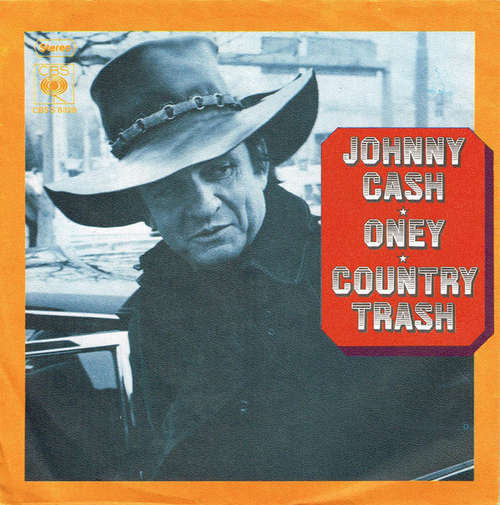 Cover Johnny Cash - Oney / Country Trash (7, Single) Schallplatten Ankauf