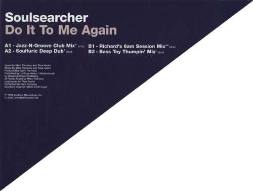 Cover Soulsearcher - Do It To Me Again (12) Schallplatten Ankauf