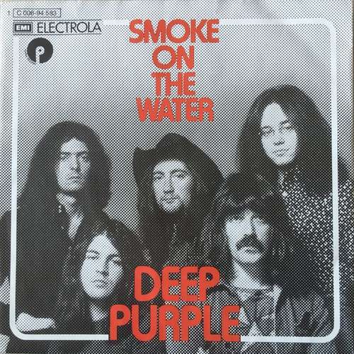 Cover Deep Purple - Smoke On The Water (7, Single) Schallplatten Ankauf