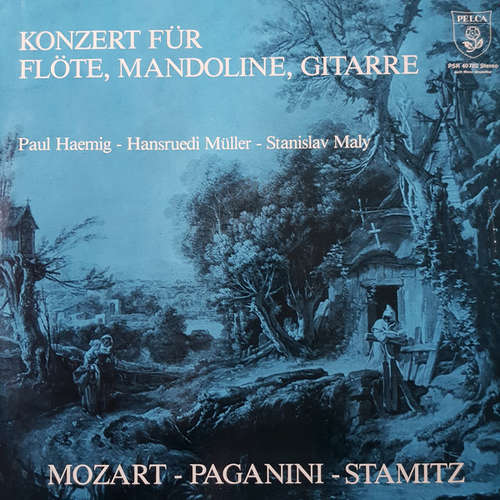 Cover Mozart* - Paganini* - Stamitz* / Paul Haemig - Hansruedi Müller - Stanislav Maly* - Konzert Für Flöte, Mandoline, Gitarre (LP) Schallplatten Ankauf