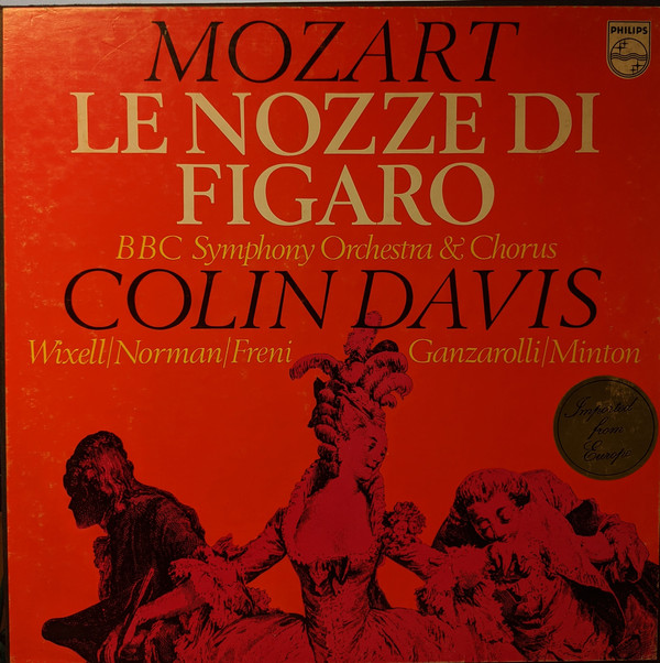 Cover Mozart*, Colin Davis* - Le Nozze Di Figaro (4xLP, Album) Schallplatten Ankauf