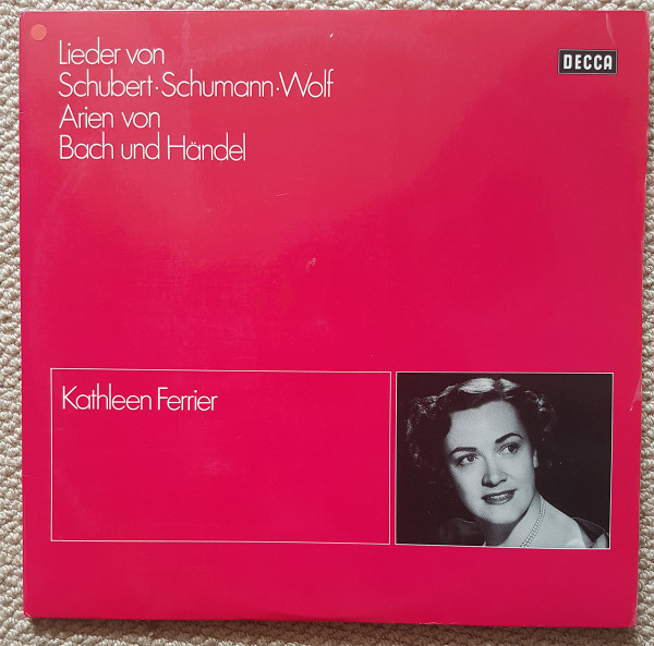 Cover Kathleen Ferrier - Kathleen Ferrier - Arien Und Lieder (2xLP, Comp) Schallplatten Ankauf
