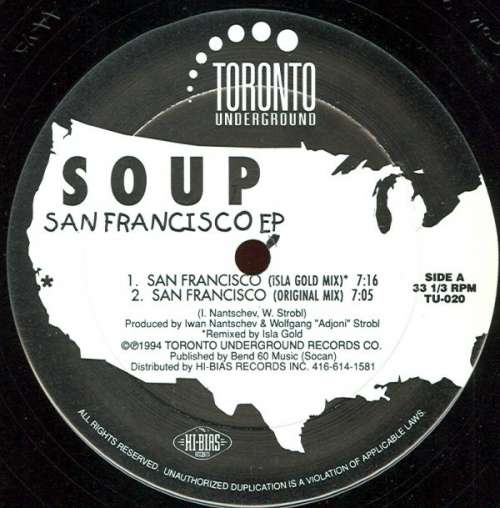 Cover Soup - San Francisco EP (12, EP) Schallplatten Ankauf