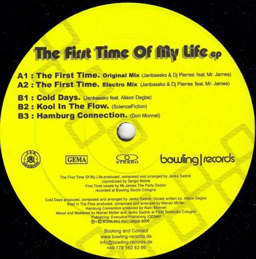 Cover Various - The First Time Of My Life E.P. (12, EP) Schallplatten Ankauf