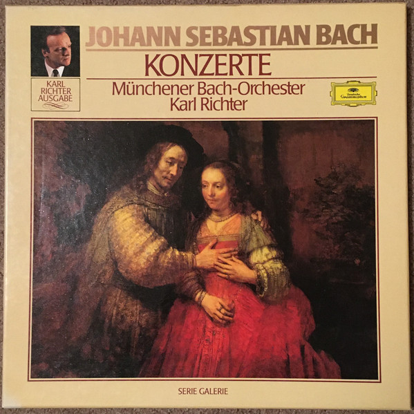 Cover Johann Sebastian Bach - Karl Richter, Münchener Bach-Orchester - Konzerte (2xLP + Box, Comp) Schallplatten Ankauf