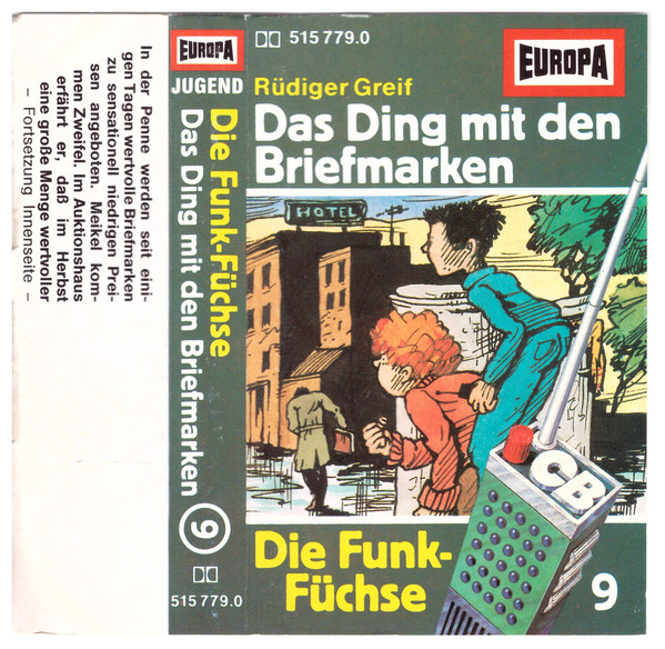 Cover Rüdiger Greif - Die Funk-Füchse  9 - Das Ding Mit Den Briefmarken  (Cass) Schallplatten Ankauf