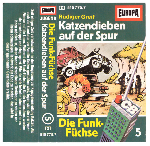 Bild Rüdiger Greif - Die Funk-Füchse  5 -  Katzendieben Auf Der Spur (Cass) Schallplatten Ankauf