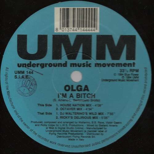 Cover I'm A Bitch Schallplatten Ankauf