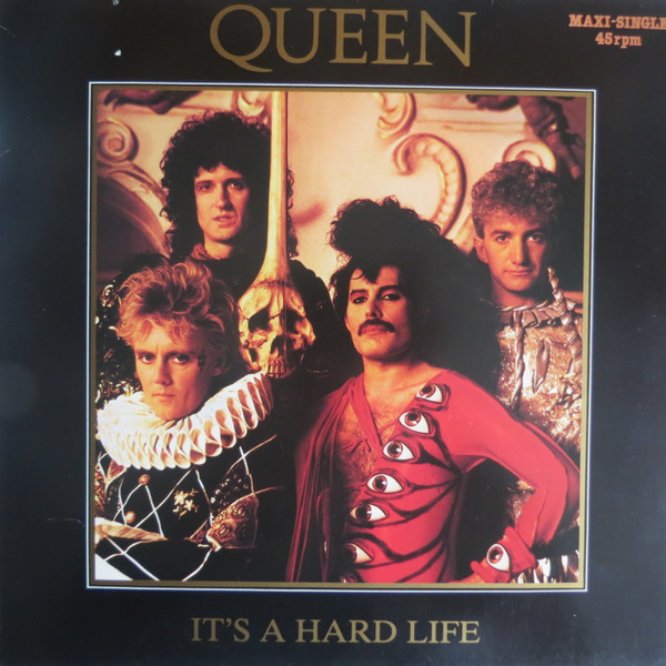 Cover Queen - It's A Hard Life (12, Maxi) Schallplatten Ankauf
