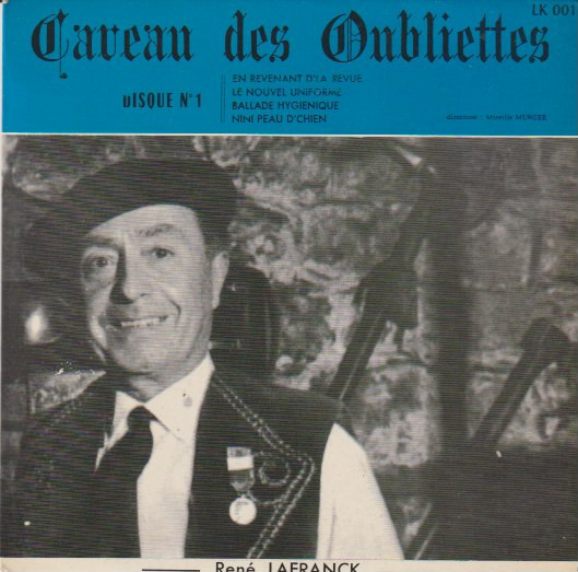 Bild René Lafranck - Caveau Des Oubliettes  Disque Nº 1 (7, EP) Schallplatten Ankauf