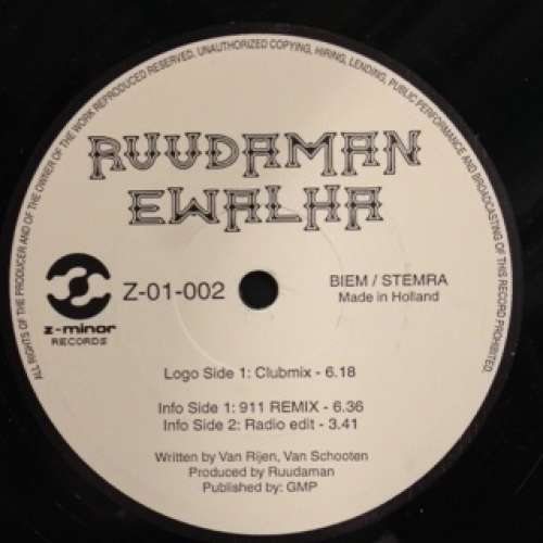 Cover Ruudaman - Ewalha (12) Schallplatten Ankauf