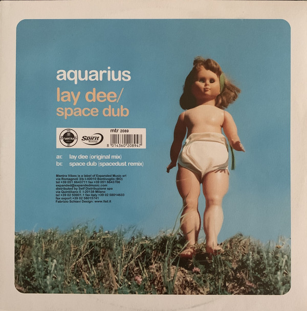 Cover Aquarius (2) - Lay Dee / Space Dub (12) Schallplatten Ankauf