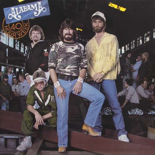 Cover Alabama - 40 Hour Week (LP, Album) Schallplatten Ankauf