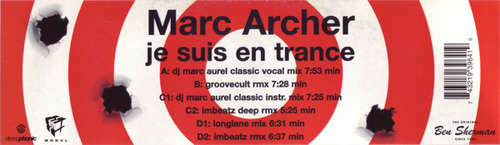 Cover Marc Archer - Je Suis En Trance (2x12) Schallplatten Ankauf