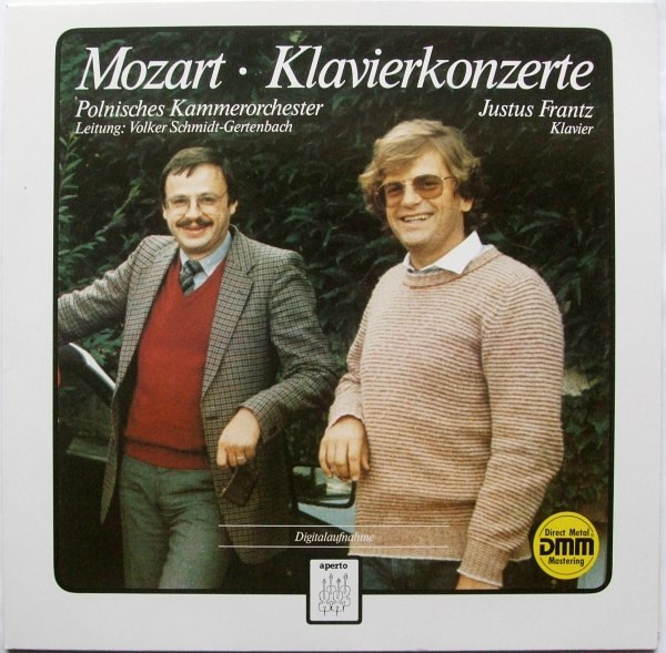 Cover Mozart*, Polnisches Kammerorchester* , Leitung: Volker Schmidt-Gertenbach , Klavier Justus Frantz - Klavierkonzerte (LP, Album) Schallplatten Ankauf