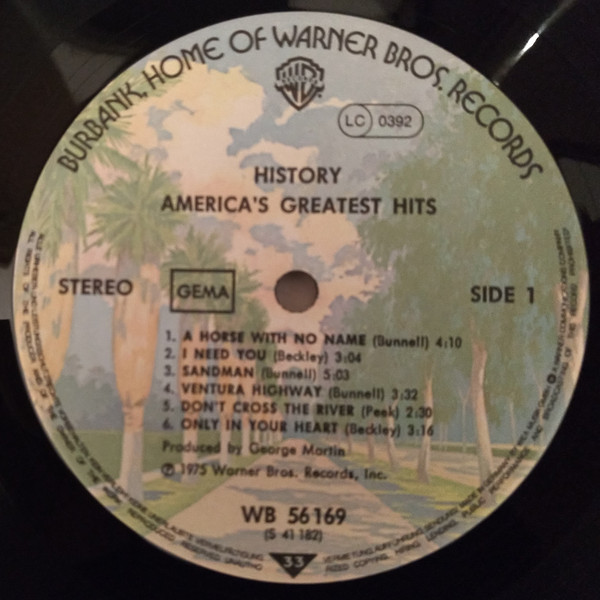 Cover America (2) - History · America's Greatest Hits (LP, Comp, RP) Schallplatten Ankauf