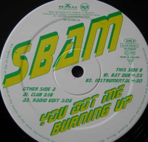 Cover S-Bam - You Got Me Burning Up (12, Single) Schallplatten Ankauf