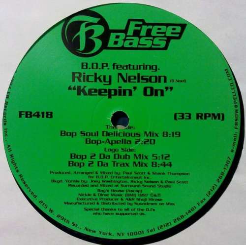 Bild Brothers Of Peace* Featuring Ricky Nelson - Keepin' On (12) Schallplatten Ankauf