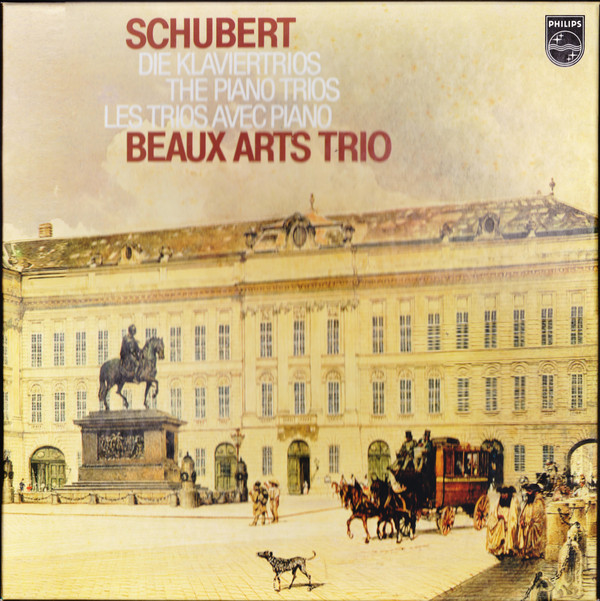 Cover Schubert*, Beaux Arts Trio - Die Klaviertrios = The Piano Trios = Les Trios Avec Piano (2xLP, RE + Box) Schallplatten Ankauf