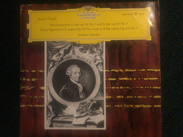 Cover Amadeus-Quartett - Joseph Haydn - Streichquartett Nr. 57 G-dur Op. 54 Nr. 1 / Streichquartett Nr. 65 B-dur Op. 64 Nr. 3 (LP, Mono) Schallplatten Ankauf