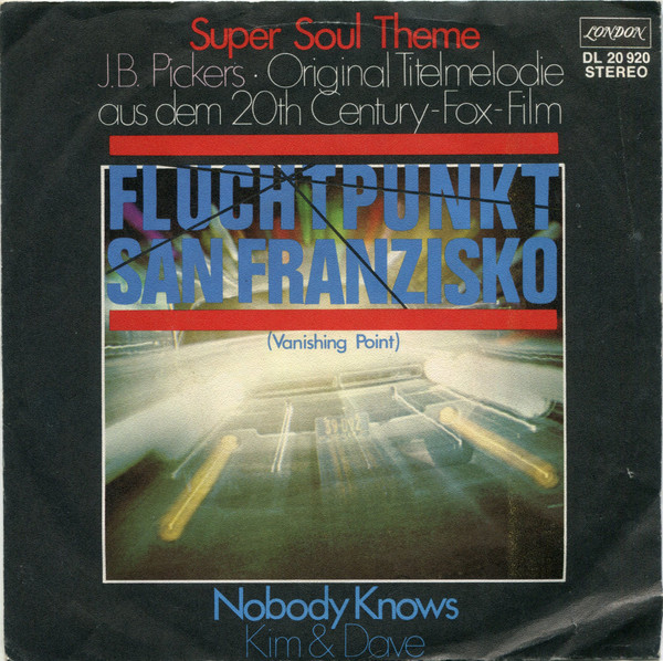 Cover J.B. Pickers / Kim & Dave - Super Soul Theme / Nobody Knows (7, Single) Schallplatten Ankauf