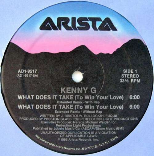 Cover Kenny G (2) - What Does It Take (To Win Your Love) (12) Schallplatten Ankauf