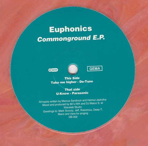 Cover Euphonics - Commonground E.P. (12, EP, Ora) Schallplatten Ankauf