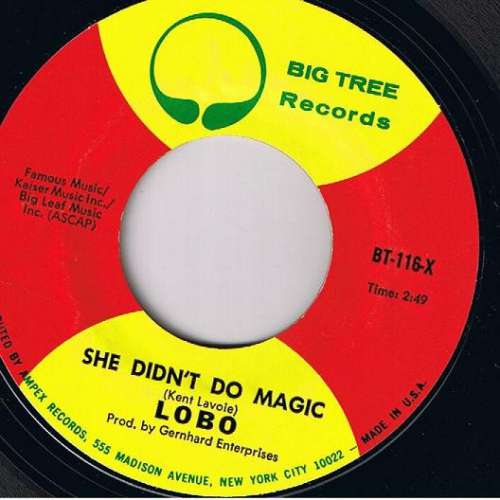 Bild Lobo (3) - She Didn't Do Magic (7) Schallplatten Ankauf