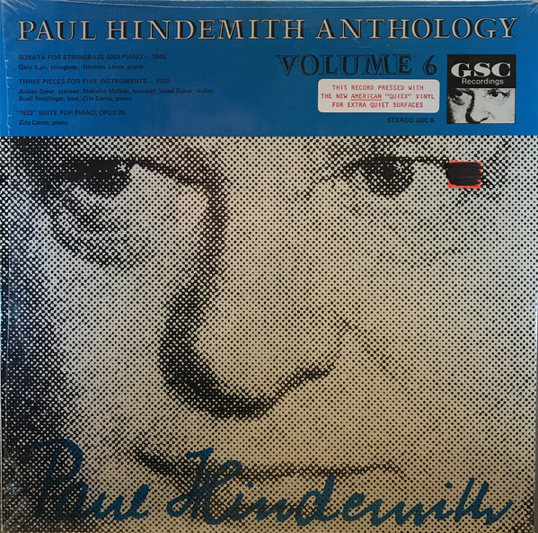 Cover Paul Hindemith - Anthology Volume 6 (LP, Album) Schallplatten Ankauf
