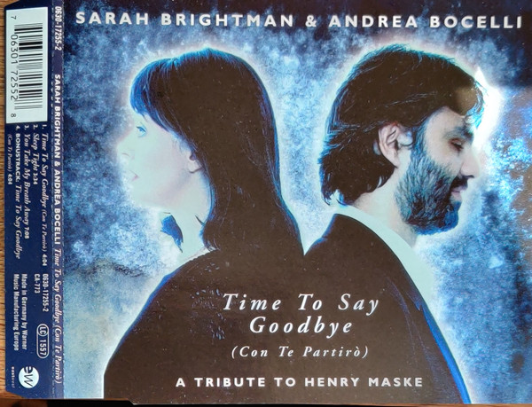 Cover Sarah Brightman & Andrea Bocelli - Time To Say Goodbye (Con Te Partirò) (CD, Maxi) Schallplatten Ankauf
