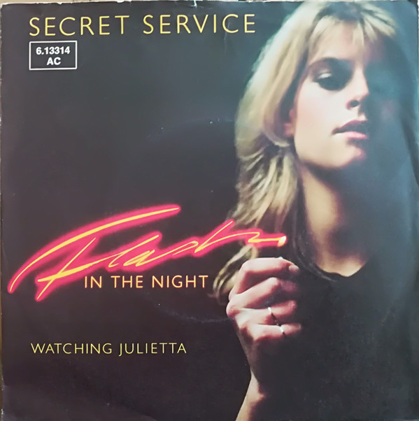 Cover Secret Service - Flash In The Night (7, Single, Promo) Schallplatten Ankauf