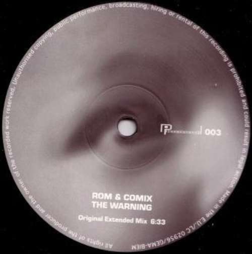 Cover Rom & Comix - The Warning (12) Schallplatten Ankauf