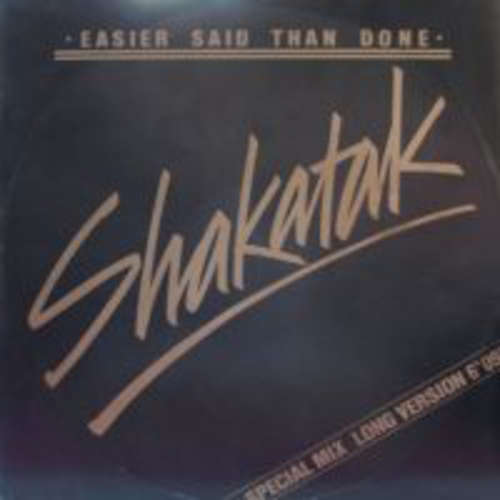 Cover Shakatak - Easier Said Than Done (Special Mix Long Version) (12, EP) Schallplatten Ankauf