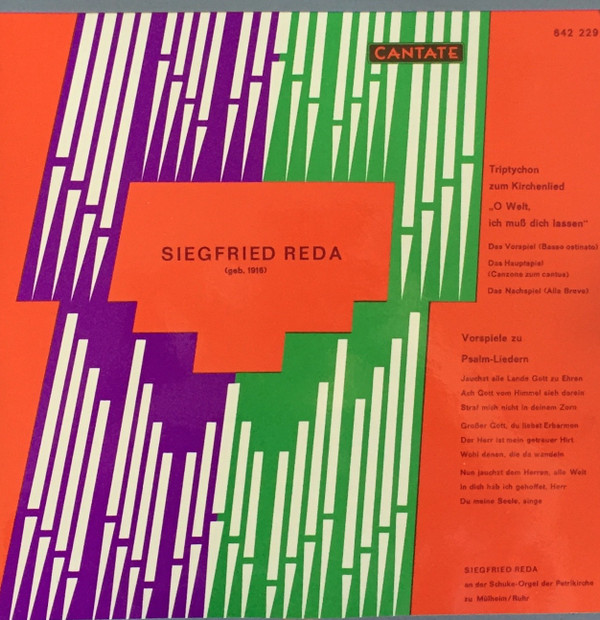 Cover Siegfried Reda - Siegfried Reda (geb.1916) (10) Schallplatten Ankauf