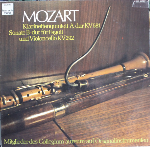 Cover Mozart*, Collegium Aureum, Franzjosef Maier - Klarinettenquintett A-Dur KV 581 - Sonate B-Dur Für Fagott Und Violoncello KV 292 (LP, RE) Schallplatten Ankauf