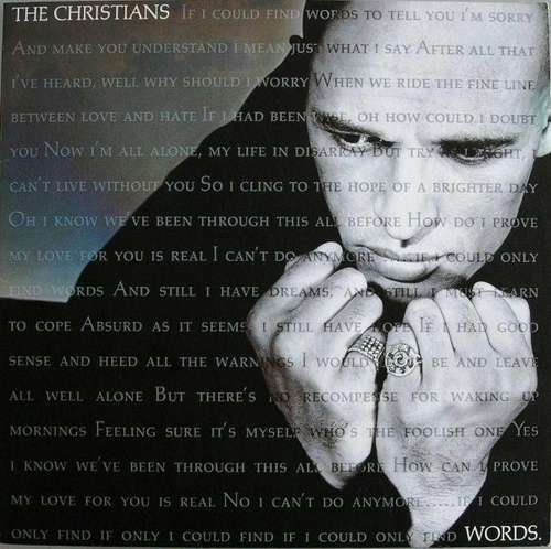 Cover The Christians - Words (12, Maxi) Schallplatten Ankauf