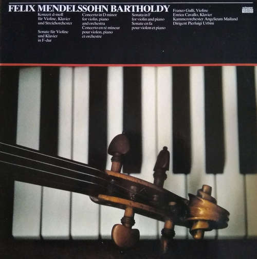 Cover Felix Mendelssohn-Bartholdy, Kammerorchester Angelicum Mailand*, Pierluigi Urbini - Doppelkonzert Für Violine Und Klavier (LP) Schallplatten Ankauf
