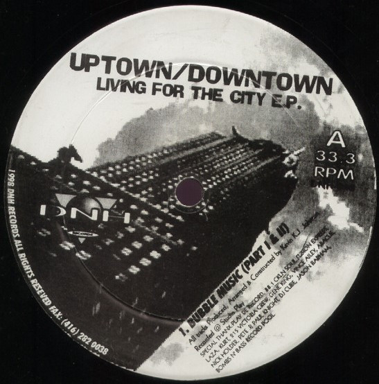 Cover Uptown/Downtown - Living For The City E.P. (12, EP) Schallplatten Ankauf